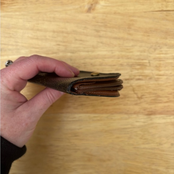 Louis Vuitton Brown Monogram Coin Pouch Change Purse Vintage - Picture 7 of 15